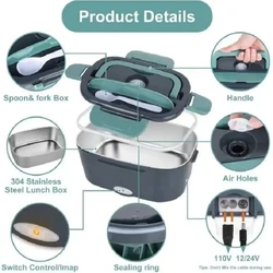 Electric Lunch Boxes Food Heaters Household Appliances Insulated Lunch Boxes Kitchen Electricity Food Heaters Lunch Boxes