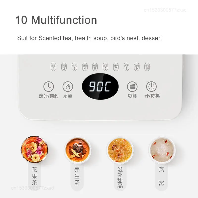 Olayks الصحة وعاء 1.5L المنزلية متعددة الوظائف غلاية كهربائية NTC ذكي التحكم في درجة الحرارة براد شاي غلاية المياه الذكية