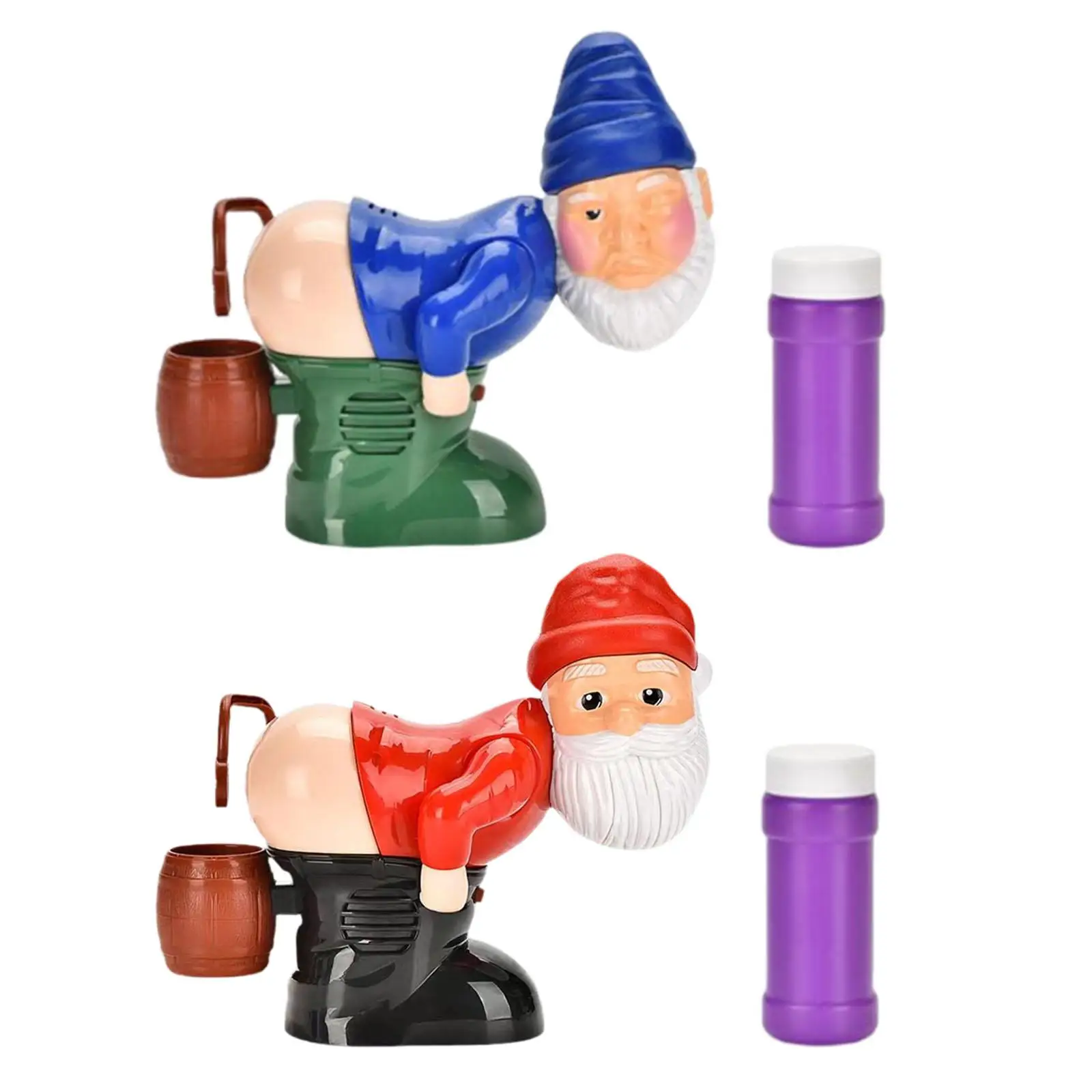 Elektrisches Santa-Po-Blasengebläse für Kinder im Alter von 3, 4, 5, 6, 7, 8 Jahren