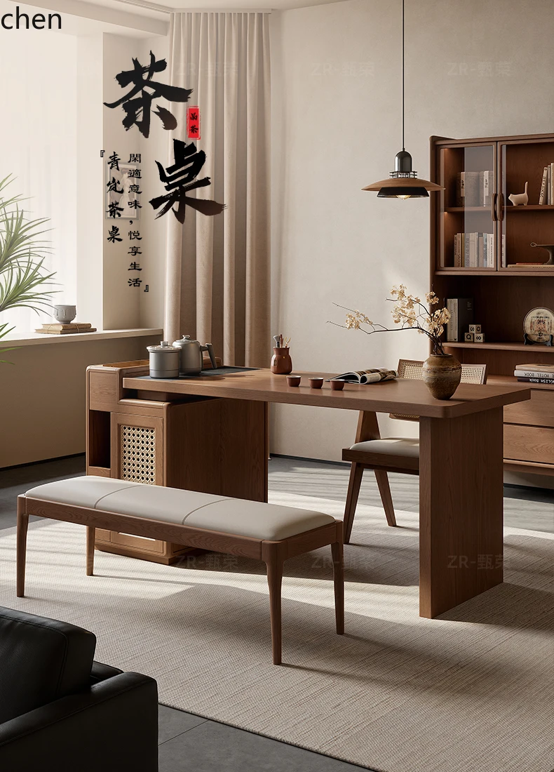 DSA tea table New Chinese Zen balcony Kung Fu  Large board office desk Integrated dual-purpose