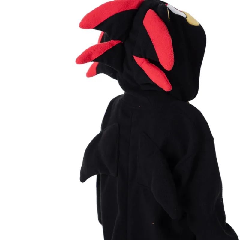 2025 Anime costume Per Bambini Riccio Nero Cosplay Kigurumi Costume Per Bambini Animale Onesies Pigiama Ragazze Halloween Carnevale Ragazzo Par