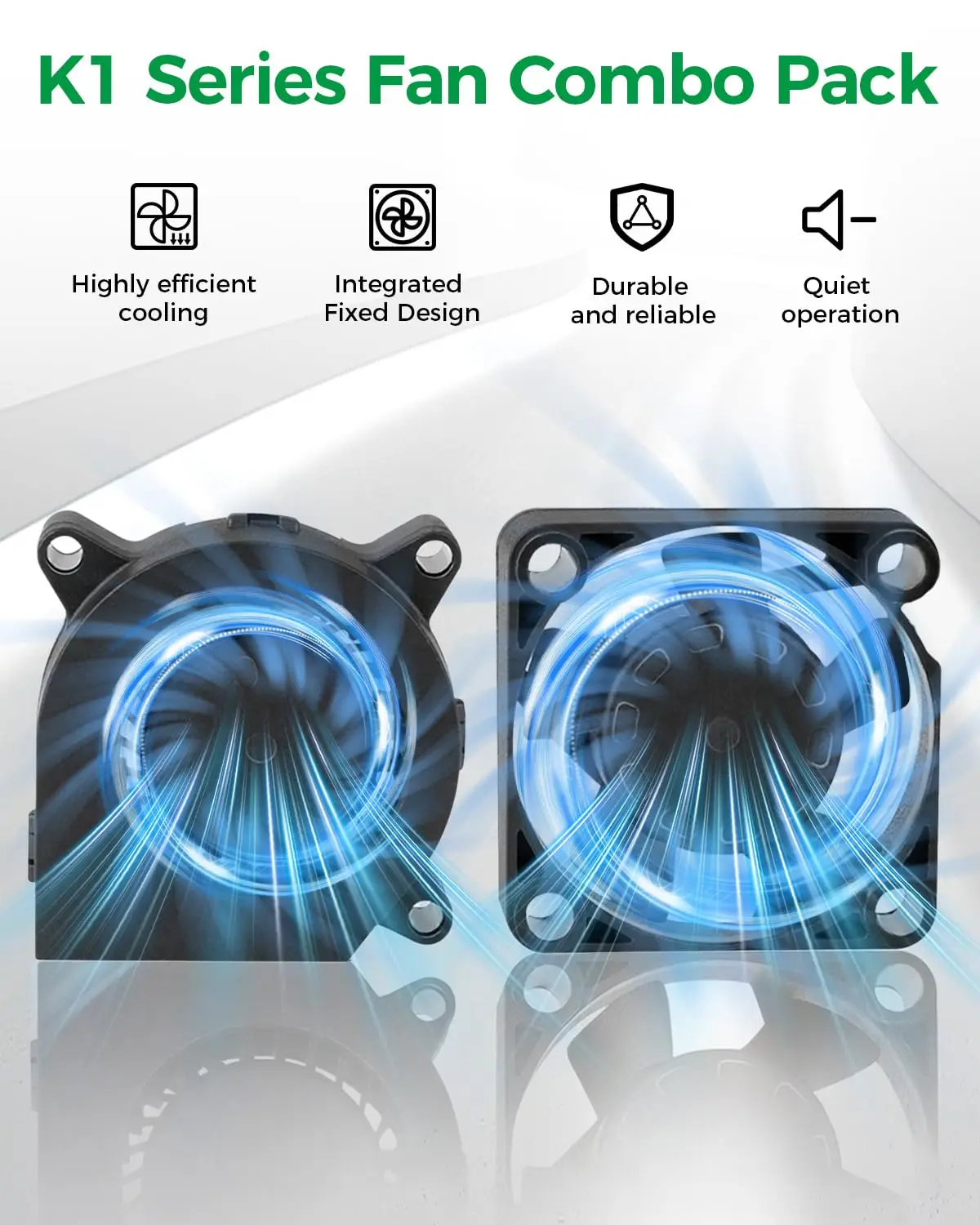Creality Original K1C/K1/K1 MAX Lüfter-Set DC24V 4020 Gebläselüfter und 3010 Axiallüfter Extruder-Kühllüfter für K1-Serie 3D-Drucker – Detail 1