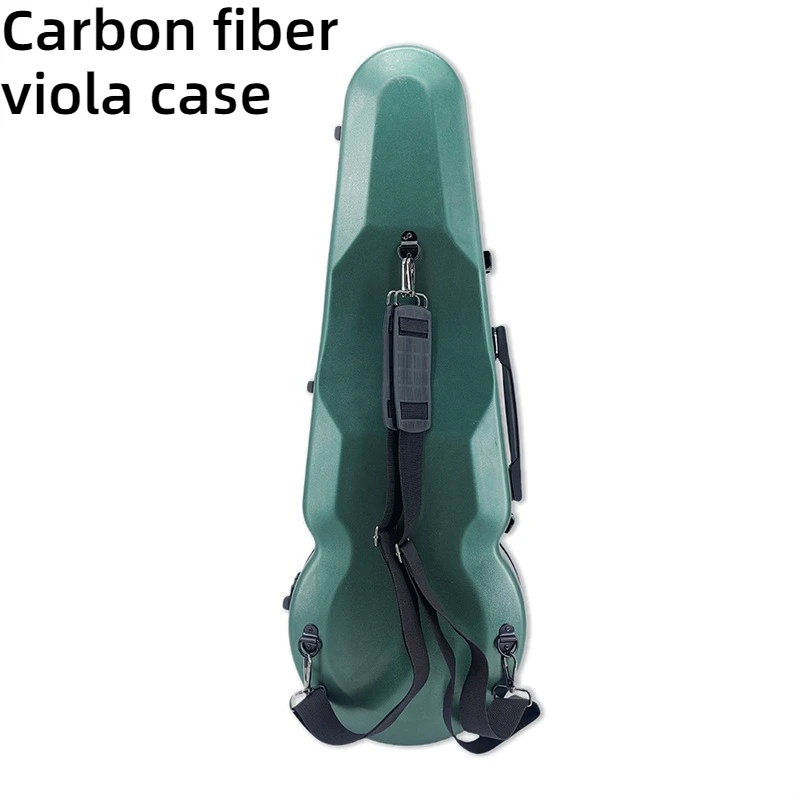 Carbon Fiber Viola Case Lightweight Shoulders Portable Waterproof Shockproof Drop-proof Viola Box Musical Instrument Accessories