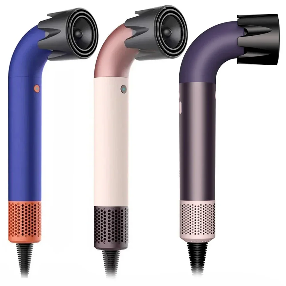 New High Speed Negative Ion Bent Pipe Shape Hair Dryer with Bend Tube Nozzle Quick Drying for Household Travel