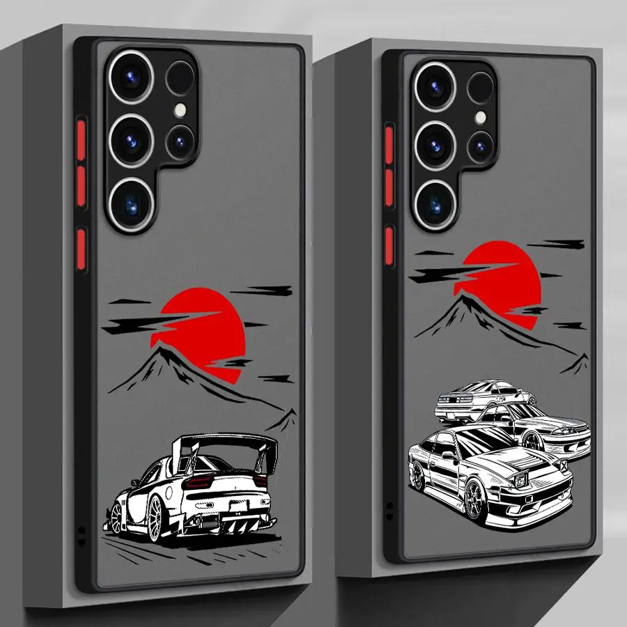 Мягкий чехол для Samsung Galaxy S22 Plus S8 S9 S24 S25 S23 Ultra Note 20 10 S21 FE S20 японский автомобиль для дрифта