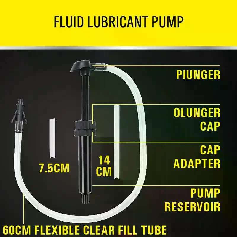 1 Set Lubricant Fluid Pump Gear Oil Transfer Manual Transmission Pump User Friendly Design for Car Shop Home Use