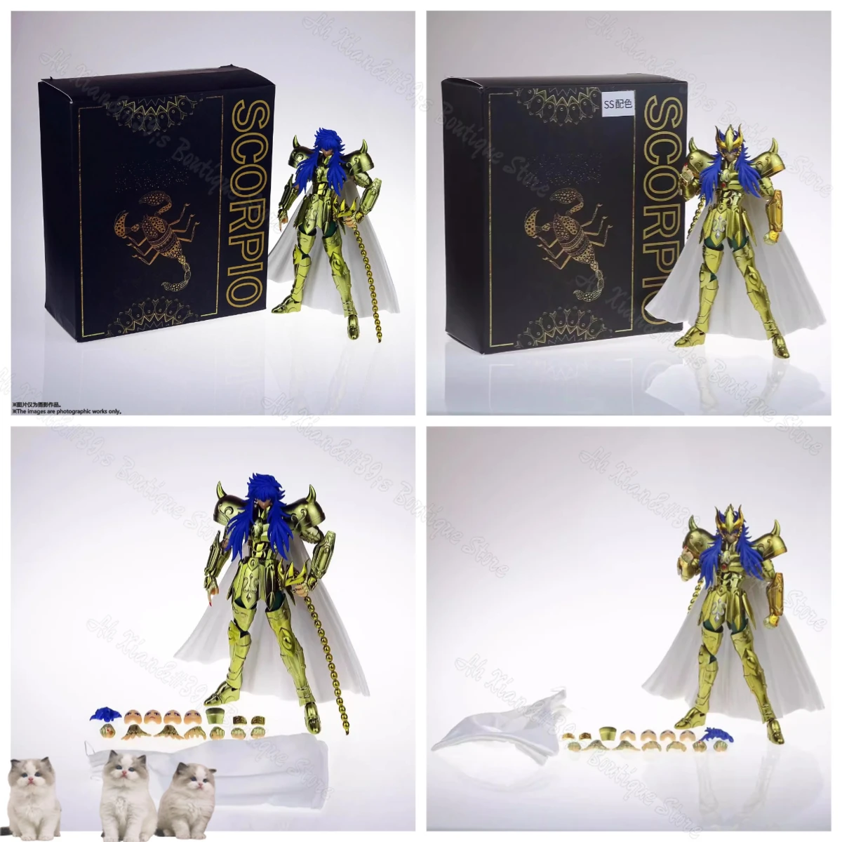 

[ 24-hour shipping ] Shinetime ST Saint Seiya Myth Cloth EX LC Scorpio Cardia The Lost Canvas Action Figure Knights of Zodiac