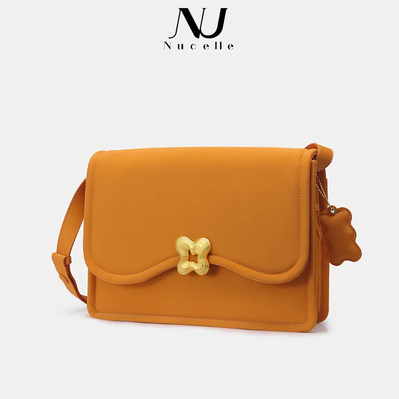 NUCELLE Single shoulder bag underarm bag 2022 new fashion sense small people oblique span large capacity commuter briefcase