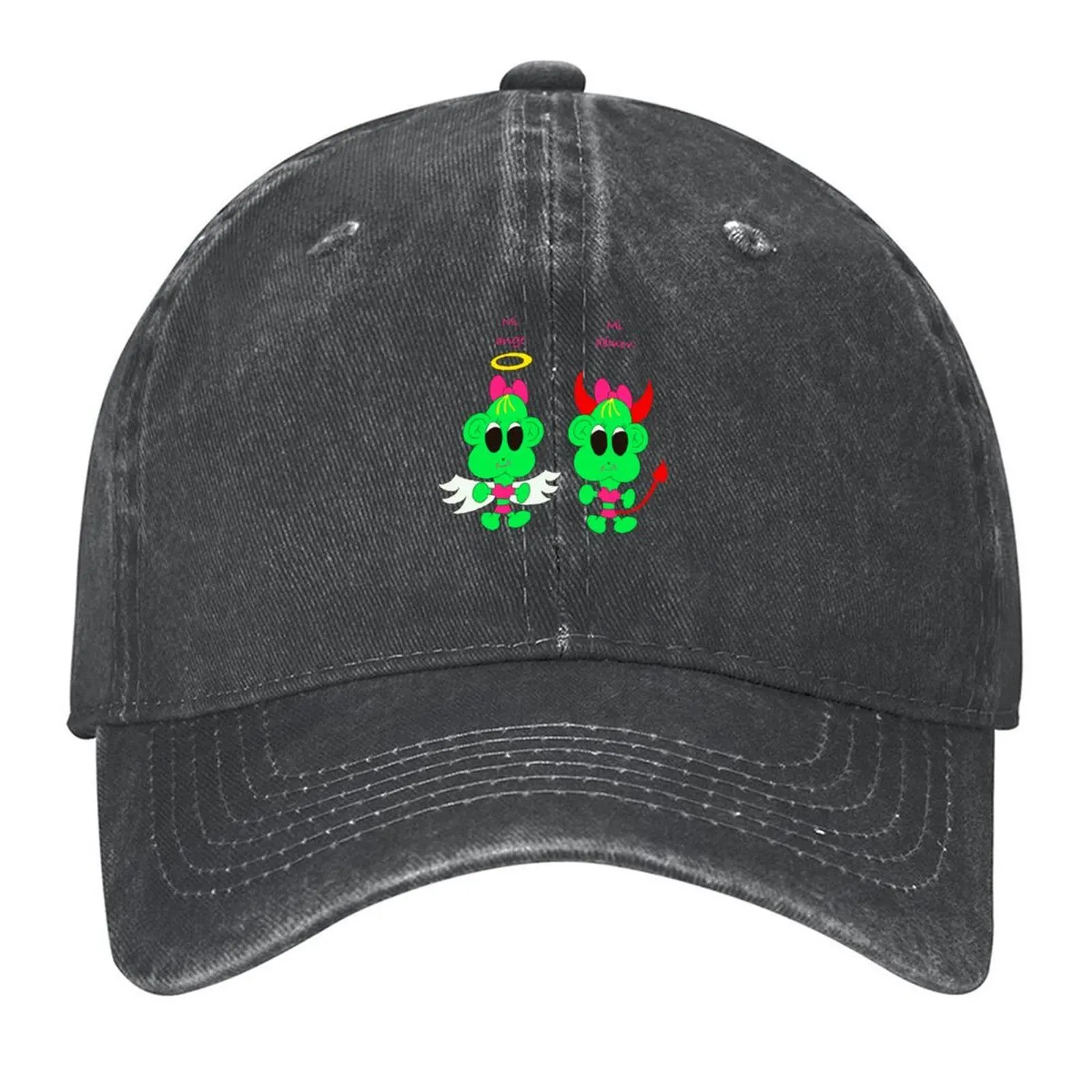 

Fam’s Animation - Mélissa half-angel, half-demon Baseball Cap tea Hat Military Cap Man Designer Hat Anime Designer Man Women's