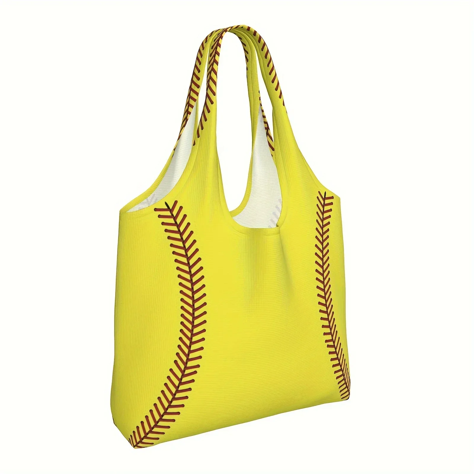 Custom Bag Custom Woman Softball Tote Handbag Large Oversize Casual Canvas Sports Mom Beach Bag Travel Bag Canvas Gift Tote Bag