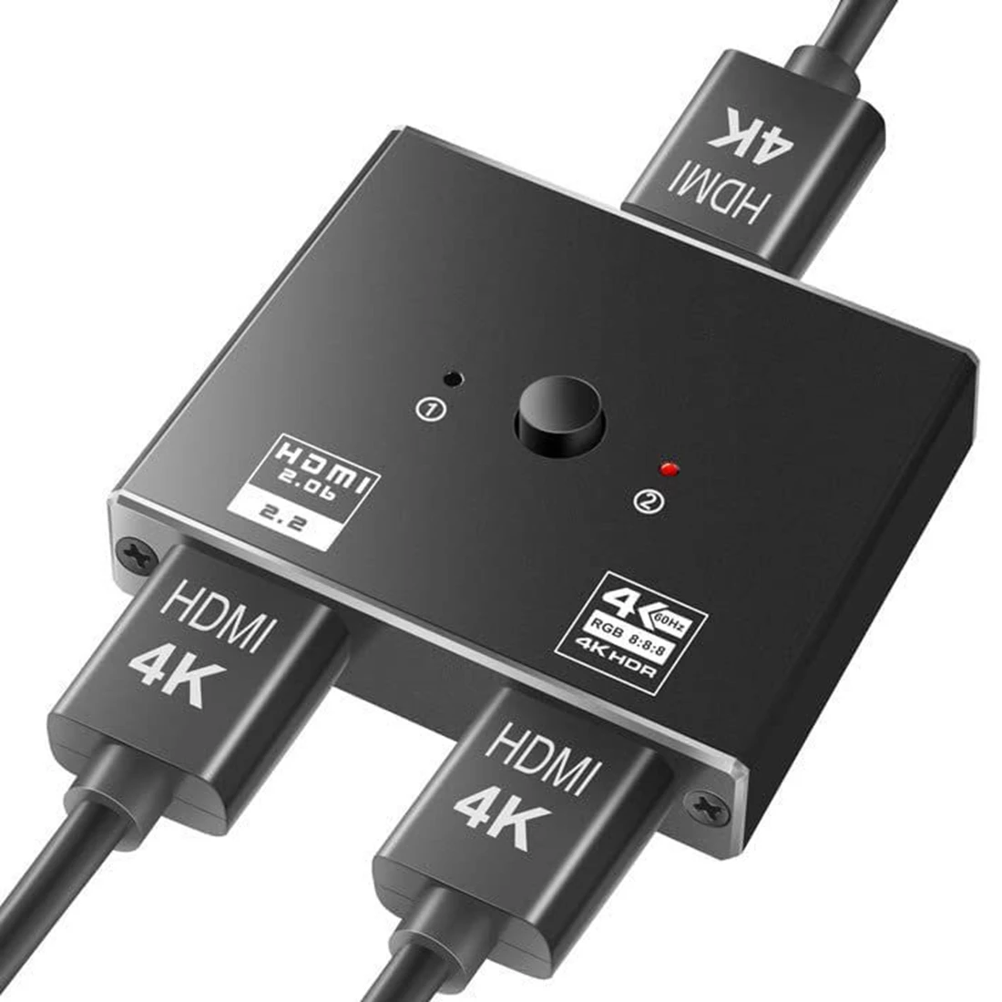 HDMI 2.0 Switch 4K HDMI Splitter 1 in 2 out