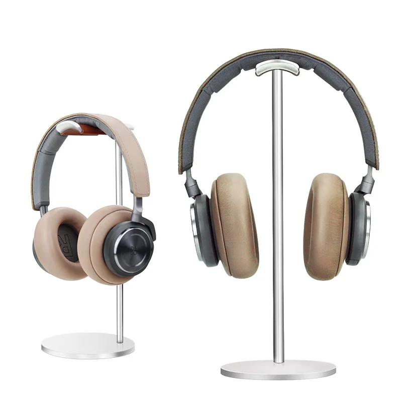 

Curved Aluminum Headphone Stand Rack Sturdy Metal Gaming Headset Earphone Holder Hanger with Solid Base for Table Desk Display
