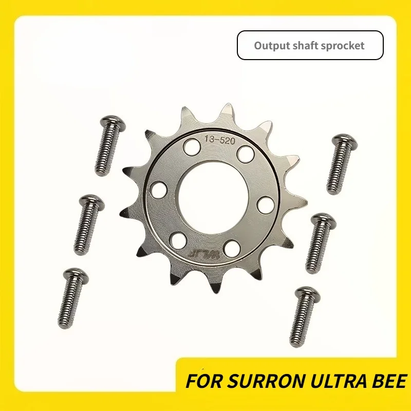 Output Shaft Sprocket Original Motorcycle 13T PartsFor SURRON Ultra Bee Electric Bike for SUR-RON Motocross Accessories