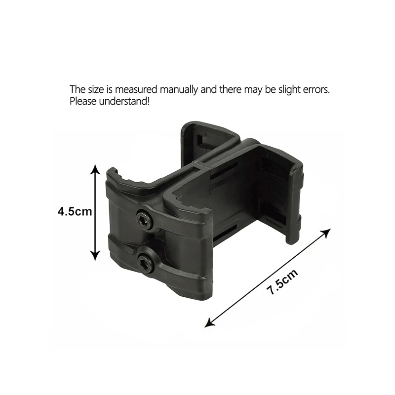 NEW Tactical rifle clip, AK/AR15/M4 Airsoft Mag dual parallelizer nylon spring version, parallel connector clip