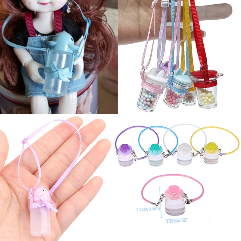 

Миниатюрный чайник со шнурком для шарнирного кукольного домика 1/4 1/6 OB11 аксессуары для Мини-куклы бутылка для воды