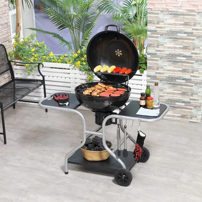 Cross-Border Grill Apple Grill Kettle  Multifunctional Charcoal  Commercial Barbecue