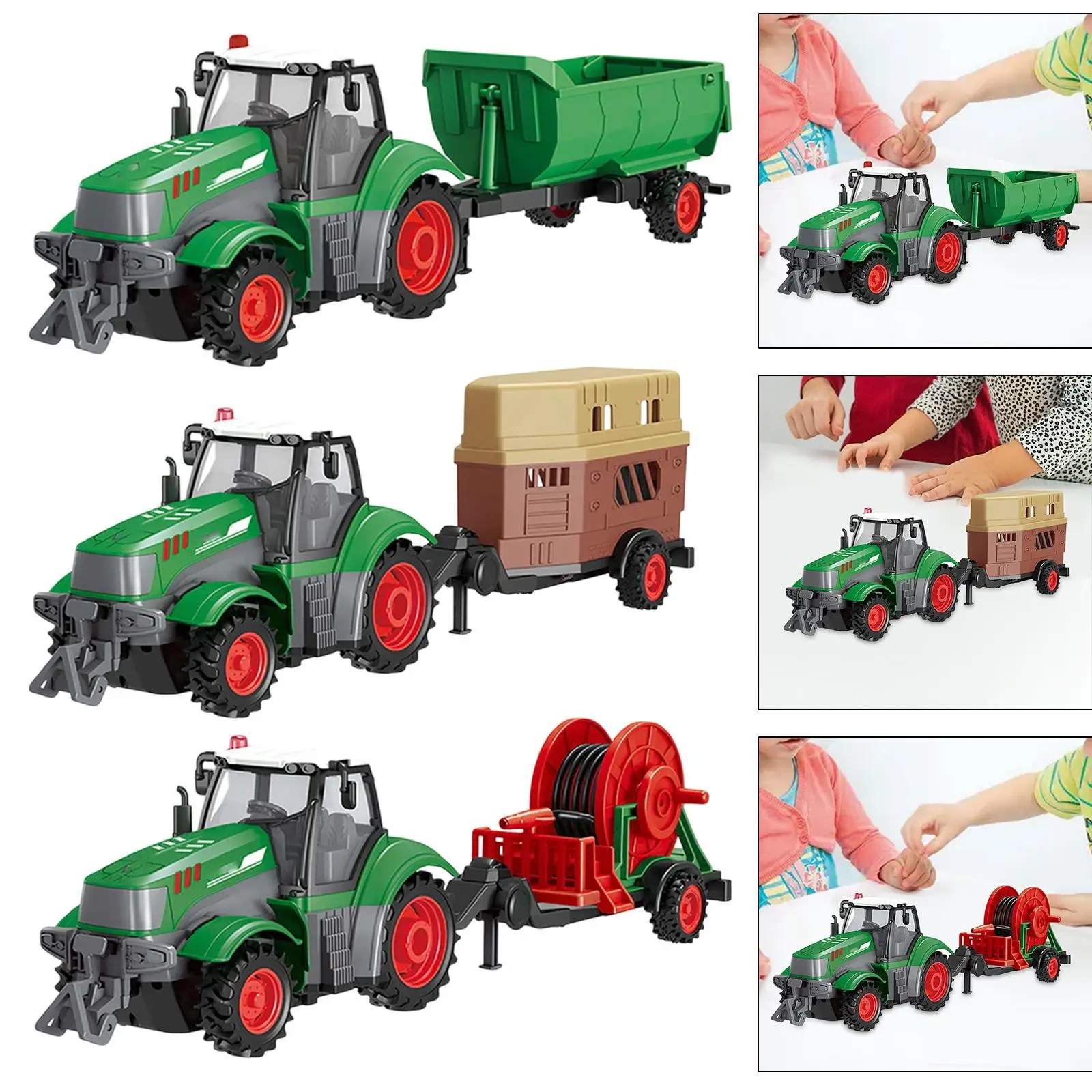 

Игрушка-трактор для фермы, игрушка для раннего развития, товары для вечеринок, игрушка-строитель, сельскохозяйственная игрушка для детей, подарок для мальчиков