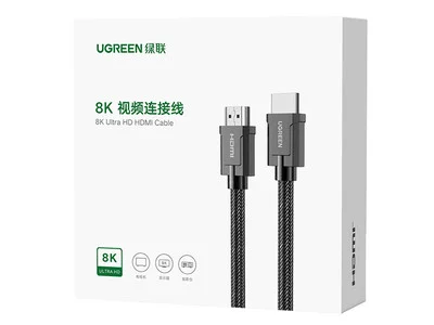 8K HDMI to HDMI 2.1 for UGreen Ultra High Speed HDMI Cord 4K 120Hz More Length Cable for Tv Pc Projector