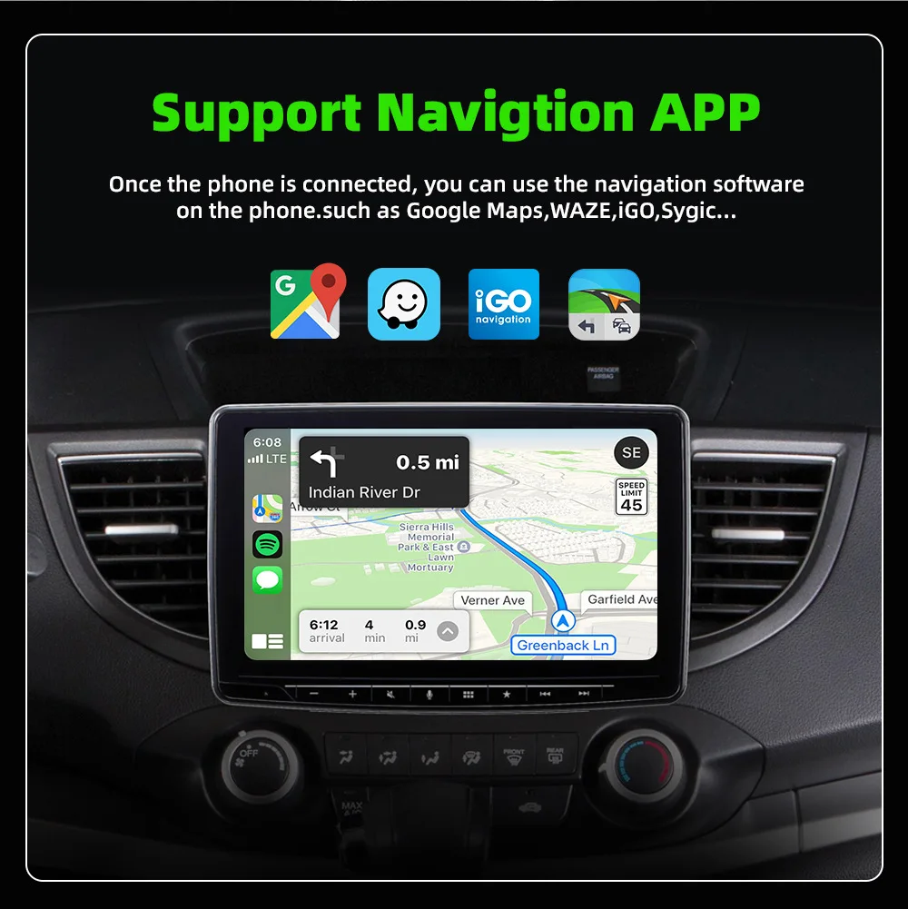 4in1 Wireless CarPlay Adapter for Apple Mirror Link Android Auto Smart Box Car Intelligent Systems For Car With Wired CarPlay