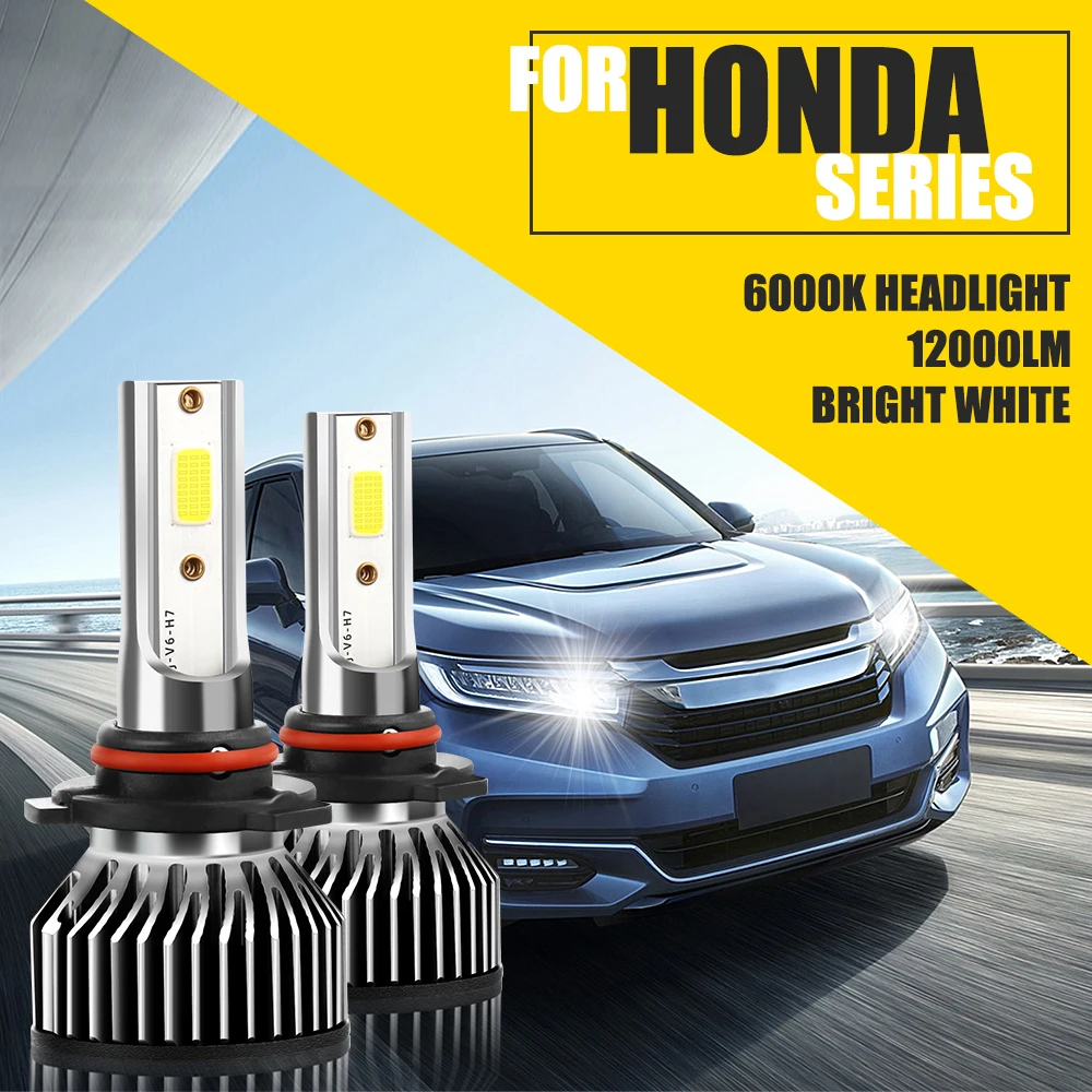 

Car LED Headlights H4 H7 H11 H1 9005 HB3 9006 HB4 Fog Bulbs H8 H9 For Honda CR-V CR-Z HR-V Civic Odyssey Accord Pilot Crosstour