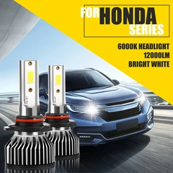 Car LED Headlights H4 H7 H11 H1 9005 HB3 9006 HB4 Fog Bulbs H8 H9 For Honda CR-V CR-Z HR-V Civic Odyssey Accord Pilot Crosstour