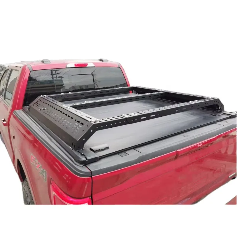 Pickup Aluminum Roof Rack Accessories Platform Cargo Rack for FORD F150 For Raptor Gladiator JT Automotive Exterior Accessories