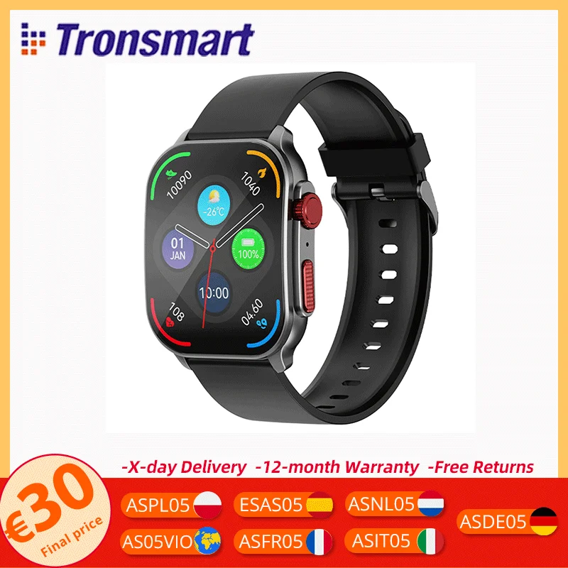 IMIKI Frame 2 Smartwatch 2.01 "AMOLED-display Bluetooth Bellen 100 + Sportmodi Gezondheids-/slaapmonitoring voor Android IOS