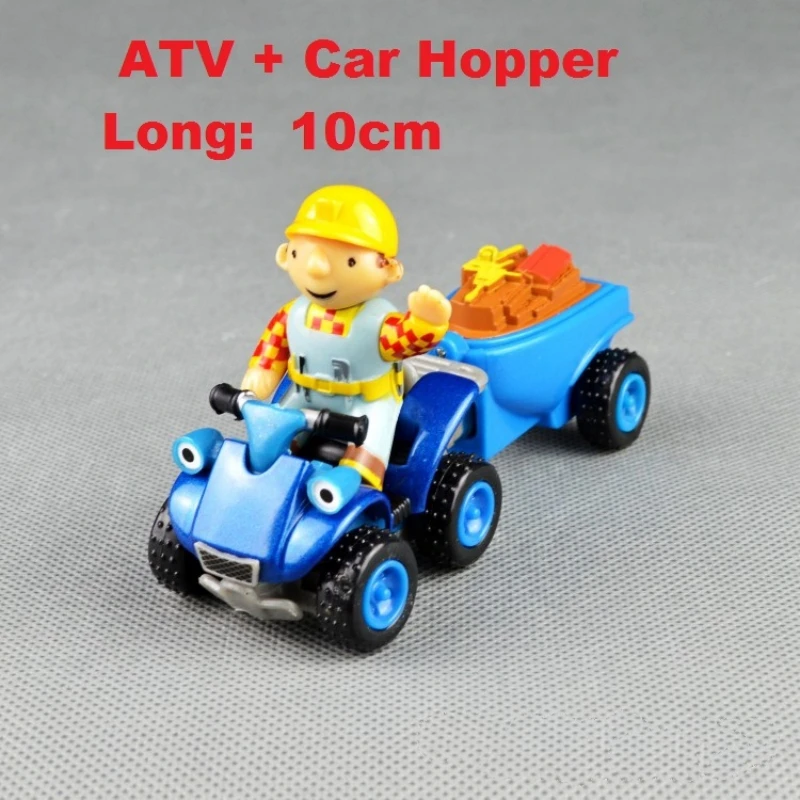 Bob The Builder Dune Buggy Mode Cartoon Metal Alloy Diecast Model Take Along Cars For Kids Boys Toys as Birthday Gift-Bob