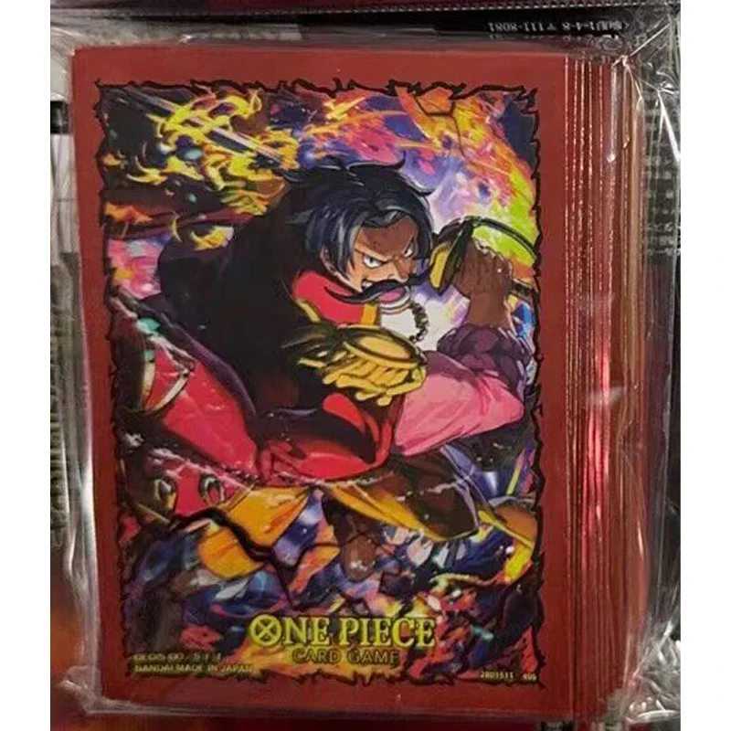 70Pcs/set 66X92Mm Diy Self Made One Piece Roger Sabo Card Sleeves Opcg Nika Luffy Imu Card Protective Cover Anime Cards Gift Toy