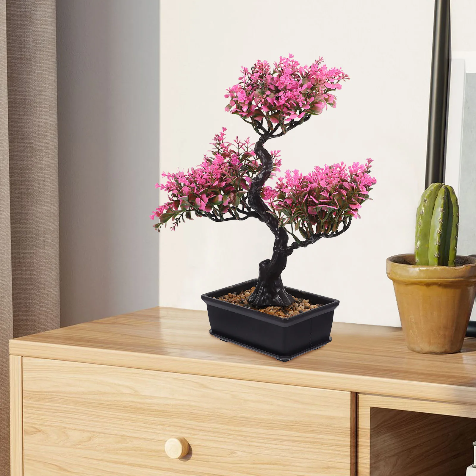 

1pc Artificial Plant Bonsai simulation bonsai Fake Plants Potted Ornament Faux Tree Outdoor Office Decoration