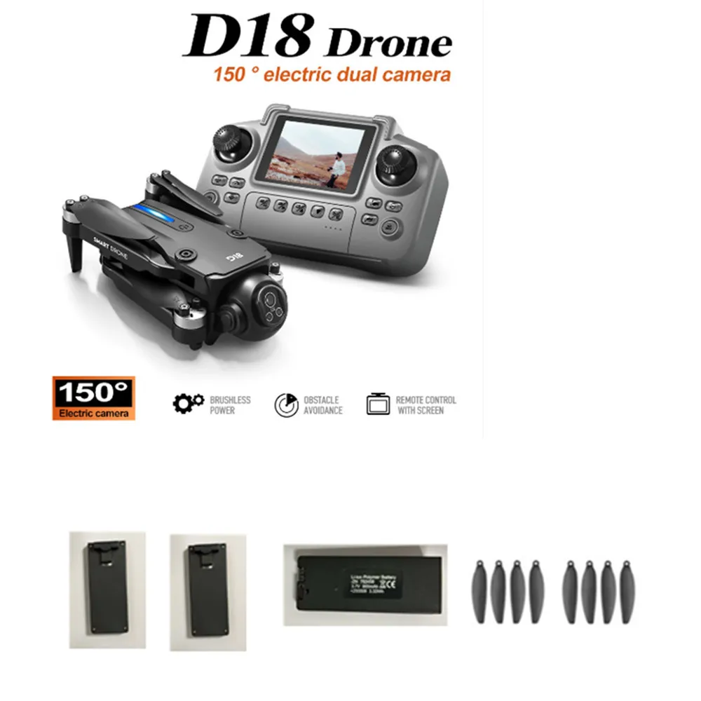 

D18 Drone Accessory D18 Drone Batteries 3.7V 900mAh, Battery / Propeller Blade / Use For D18 Drone Part