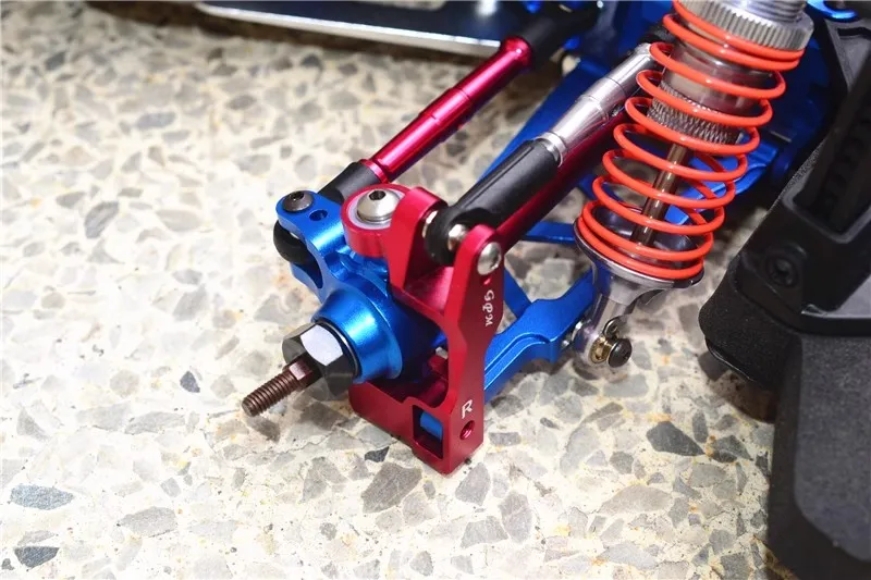 GPM อลูมิเนียมด้านหน้า C Hub สําหรับ TRAXXAS SLASH 4X4 XO-01