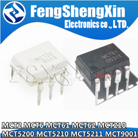 10pcs MCT2 MCT2M MCT2E  MCT6 MCT61 MCT62 MCT210 MCT5200 MCT5210 MCT5211 MCT5211M MCT9001 DIP Optocoupler