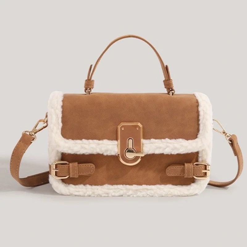 

New Autumn Winter crossbody bag satchel purse for women trendy vintage small bag luxury handbag