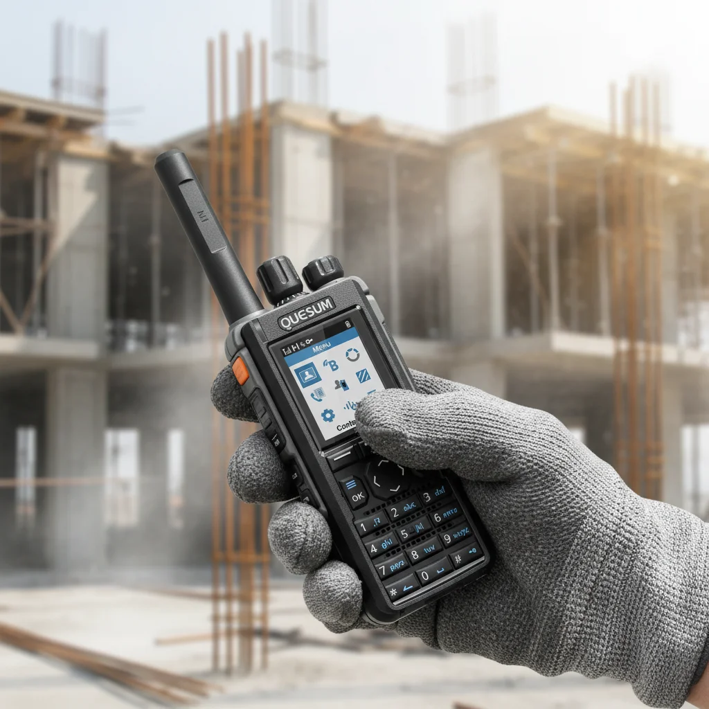 QUANSHENG DMR MX-800UV/MX800 Handheld Dual Band Single Band Digital IP68 Waterproof Walkie Talkie GPS AES256 Professional Radio