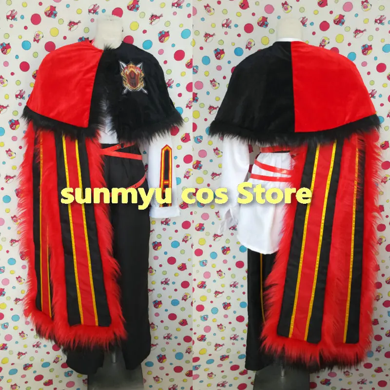 Ohsama Sentai King Ohger Kuwagata Ohger Cosplay Costume Cape Shirt Ohsama Sentai King-Ohger Cosplay Red Ohger