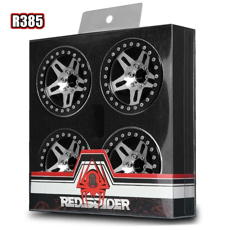 4 Stuks Cnc Wiel Banden 1.9 Inch/2.2 Inch Voor 1/10 1/8 Rc Auto Axiale SCX10 D90 TRX4 Capra Wraith Monster Truck Upgrade Onderdelen