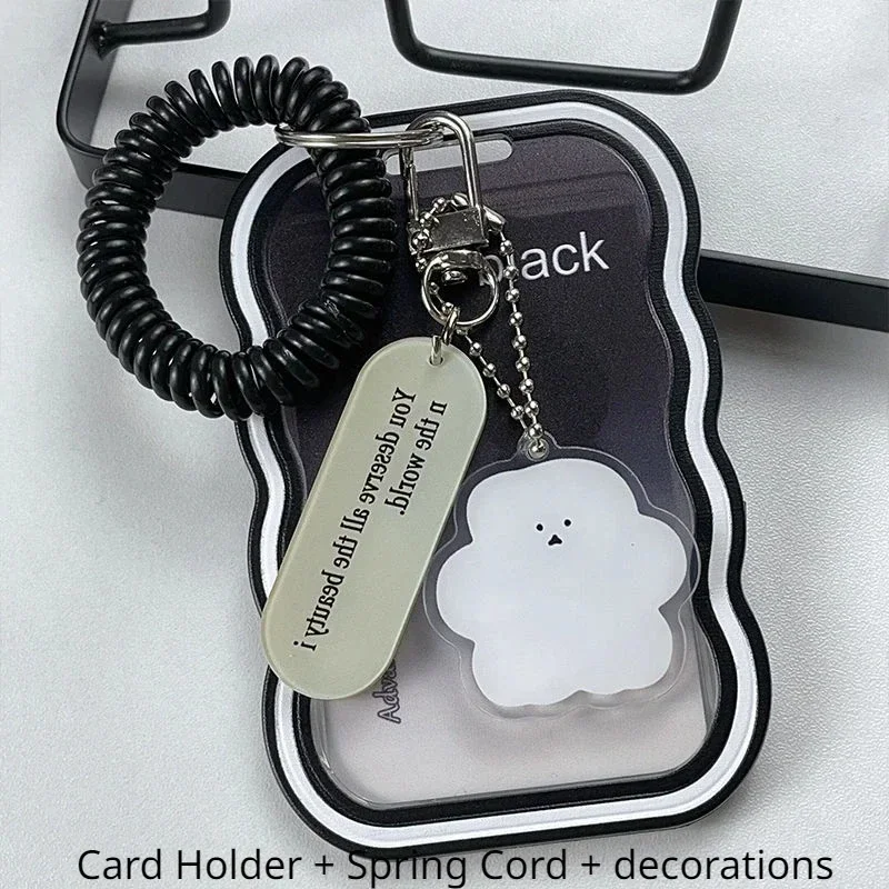 التصميم الإبداعي Kpop Photocard حامل حامل بطاقة شفافة المفاتيح صور الأكمام حافلة بطاقة الطالب بطاقة حالة حامي الصورة #5