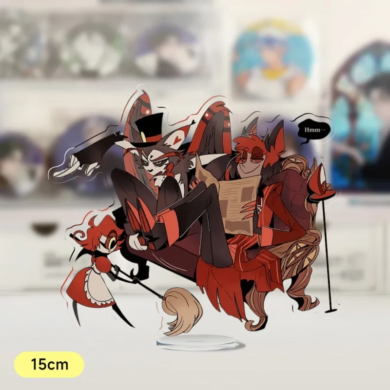 Cehennem Inn broş Niffty broş kadın Alastor ayakta Husk Jewelry rios takı Cosplay mefruşat ürünleri Anime hediye