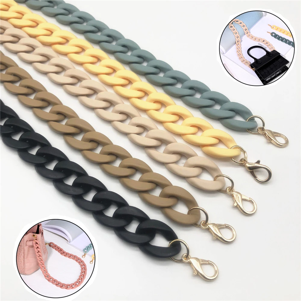 

Acrylic Bag Chain Strap Replaceable Detachable Purse Handbag Bag Straps Resin Crossbody DIY Shoulder Bag Accessories