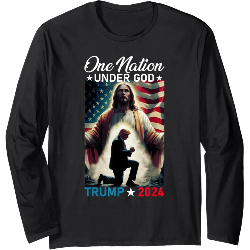 

A country under God supports Trump's election sweatshirt in 2024