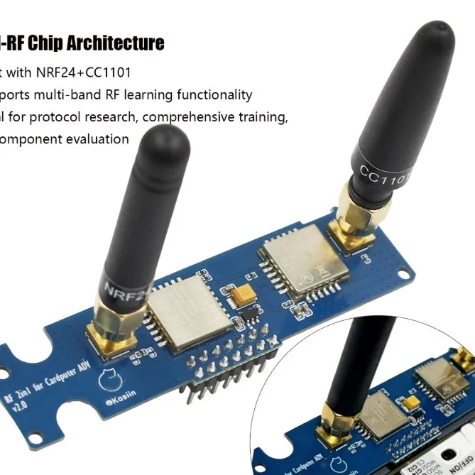 M5Stack Computer ADV CC1101+NRF24 2-in-1 RF Module Compatible with Bruce Firmware