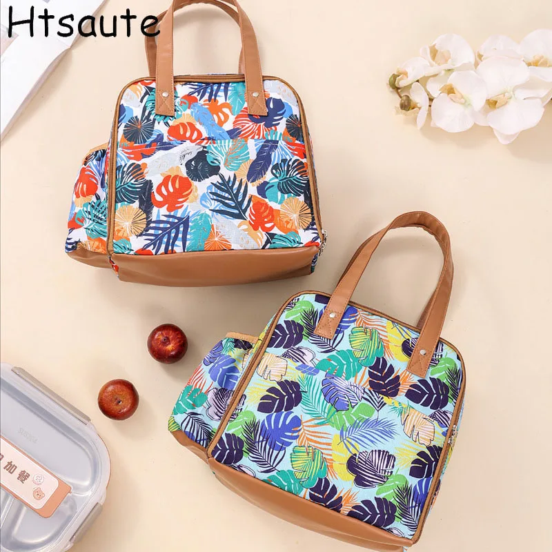 

High quality hand-held bento bags lunch bag office worker's lunch box handbag aluminum foil cotton thickened insulated bags
