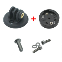 Bicycle Computer Mount Camera Adaptor Set For Garmin Bryton Mount GOPRO Camera Bracket Holder Handlebar Stopwatch Speedometer