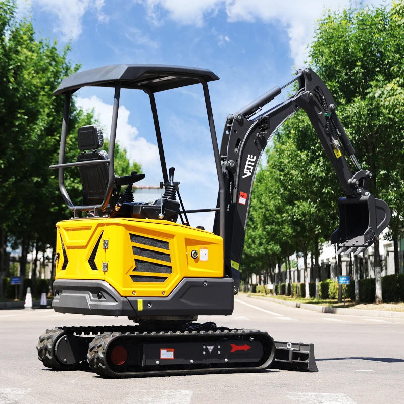 Mini Excavadora hidráulica pequeña, microexcavadora más pequeña, 2 toneladas, Envío Gratis, novedad