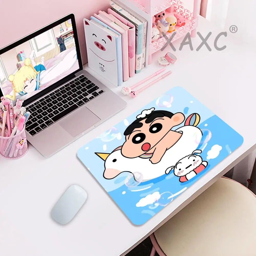 Cute Anime Crayons Shinchans Gaming Mouse Pad XS Small Mousepad For PC Gamer Desktop Decoration Office Mouse Mat Deskmat Rug