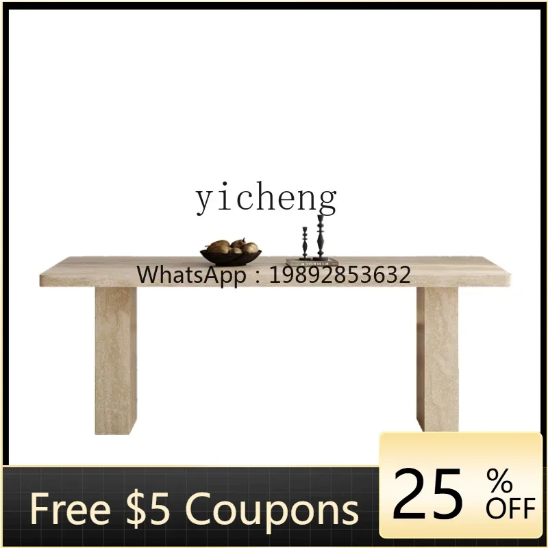 

Retro Cave Stone Stone Plate Dining Tables and Chairs Set Modern Home Designer Sample Room Middle Ancient Dining Table