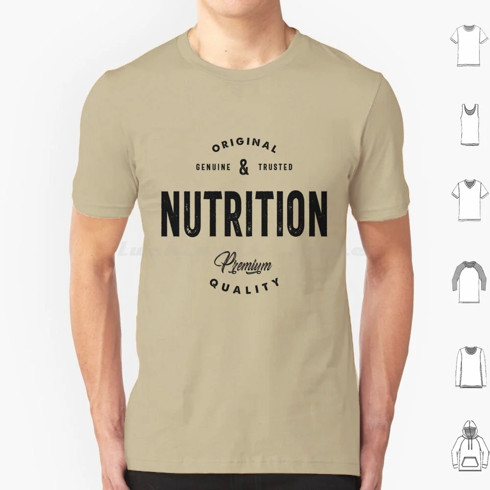 Nutrition Original t-shirt coton hommes femmes bricolage impression Nutrition pour les travaux de Nutrition Profession Occupations de travail