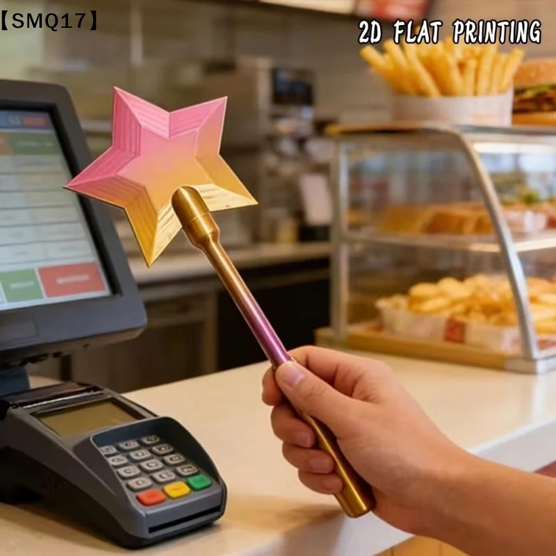 Fashion Creative 3D Printed Wand Tap To Pay Portable Cute Star Magic Wand Holder Funny Lightweight Credit Holder Daily Use【SMQ】 view 2