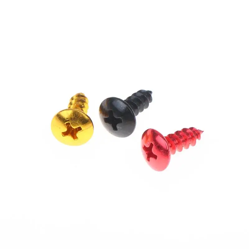 M5x14 Colorful Self-Tapping Screws 30Pcs High Hardness Aluminum Alloy Decorative for Car Interior Modification Use